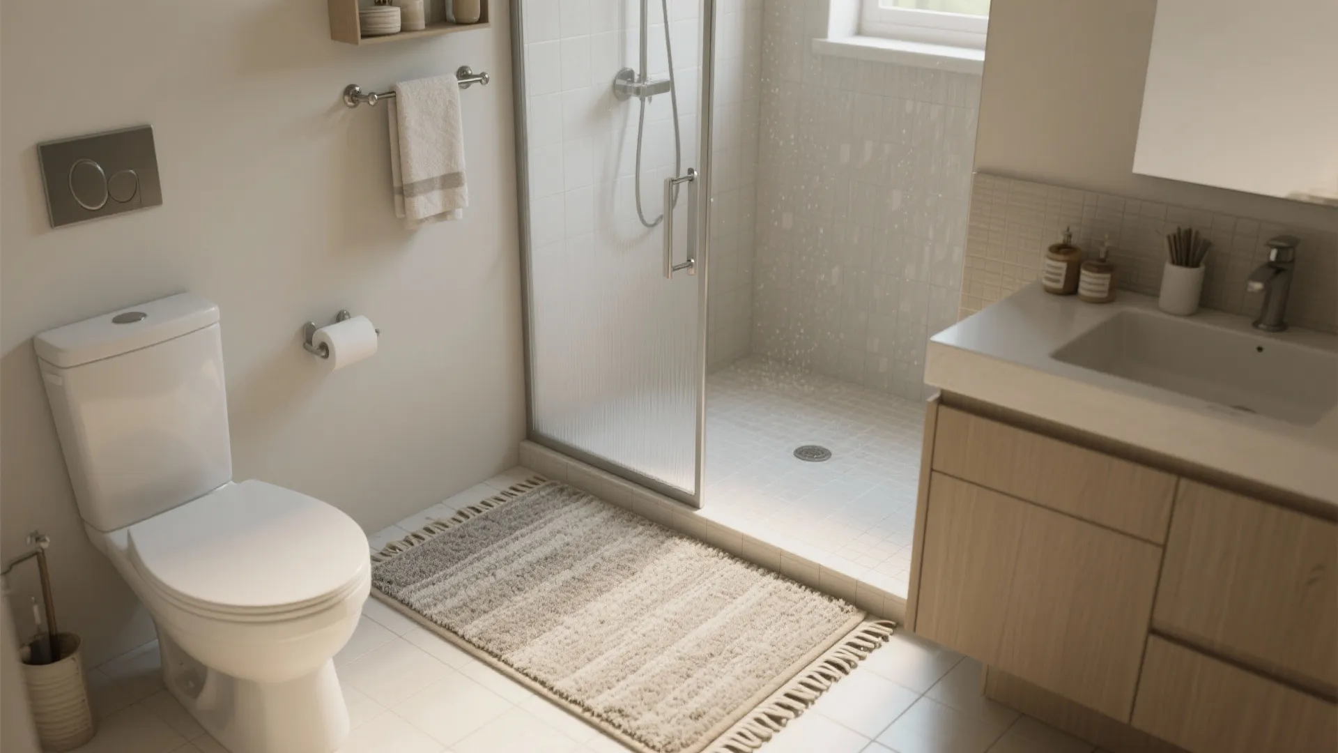 2. Define a shower-free zone