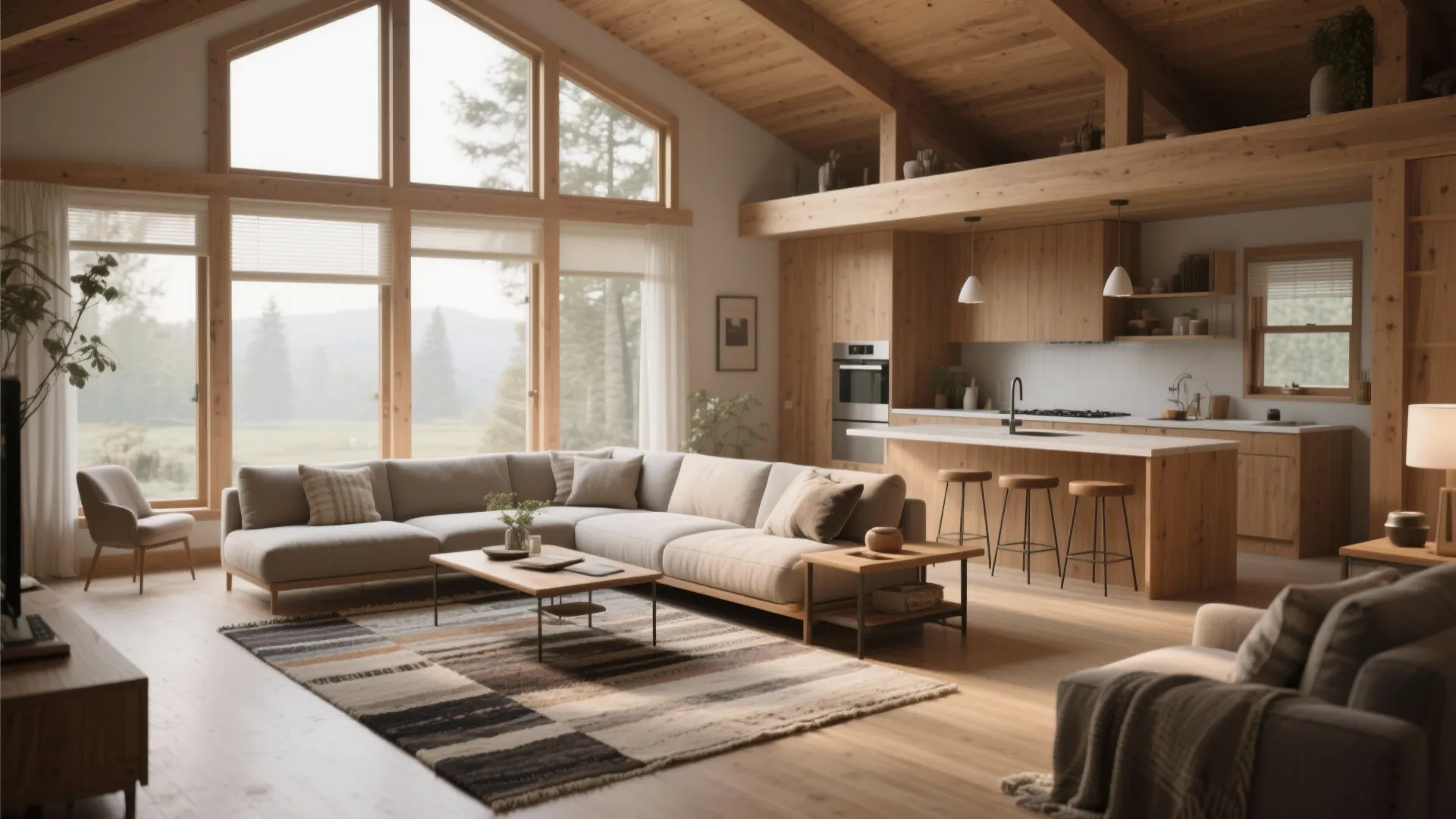 1. Open Plan Living with Defined Zones