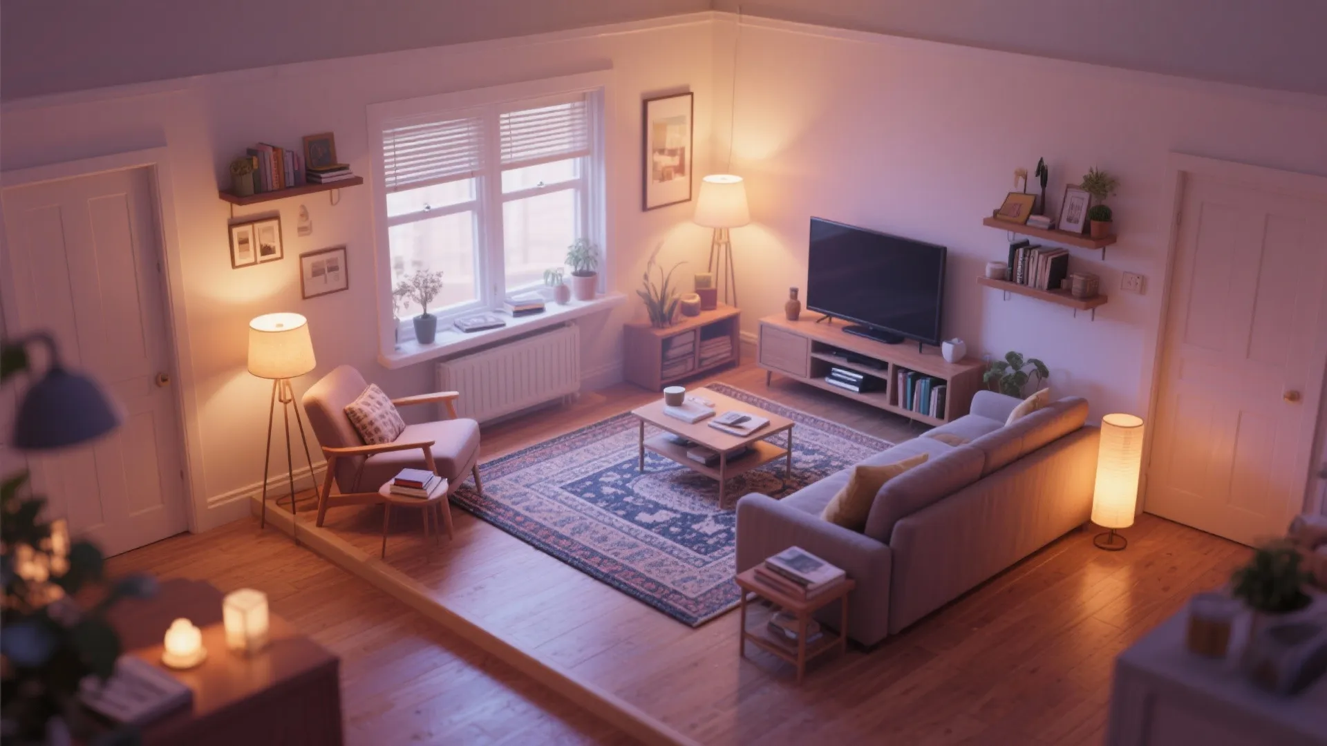 Defined Zones within the Room