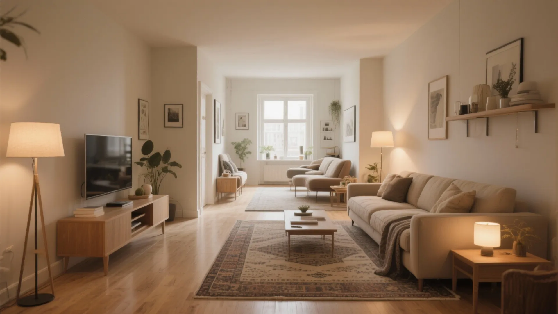 Defined Zones in an Open Room