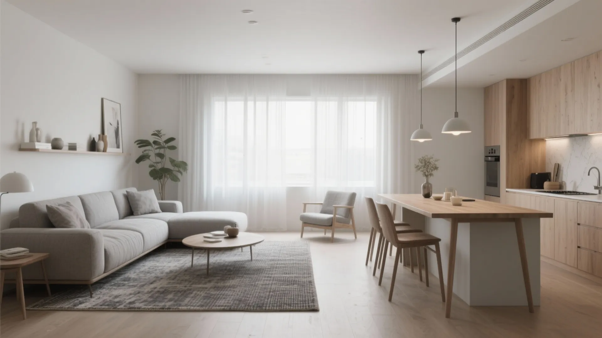 1. Open-plan living with defined zones