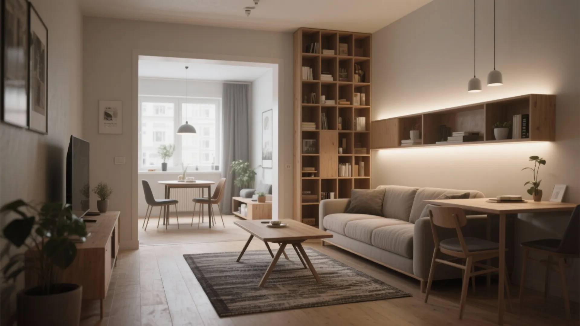 1. Open-plan living with defined zones