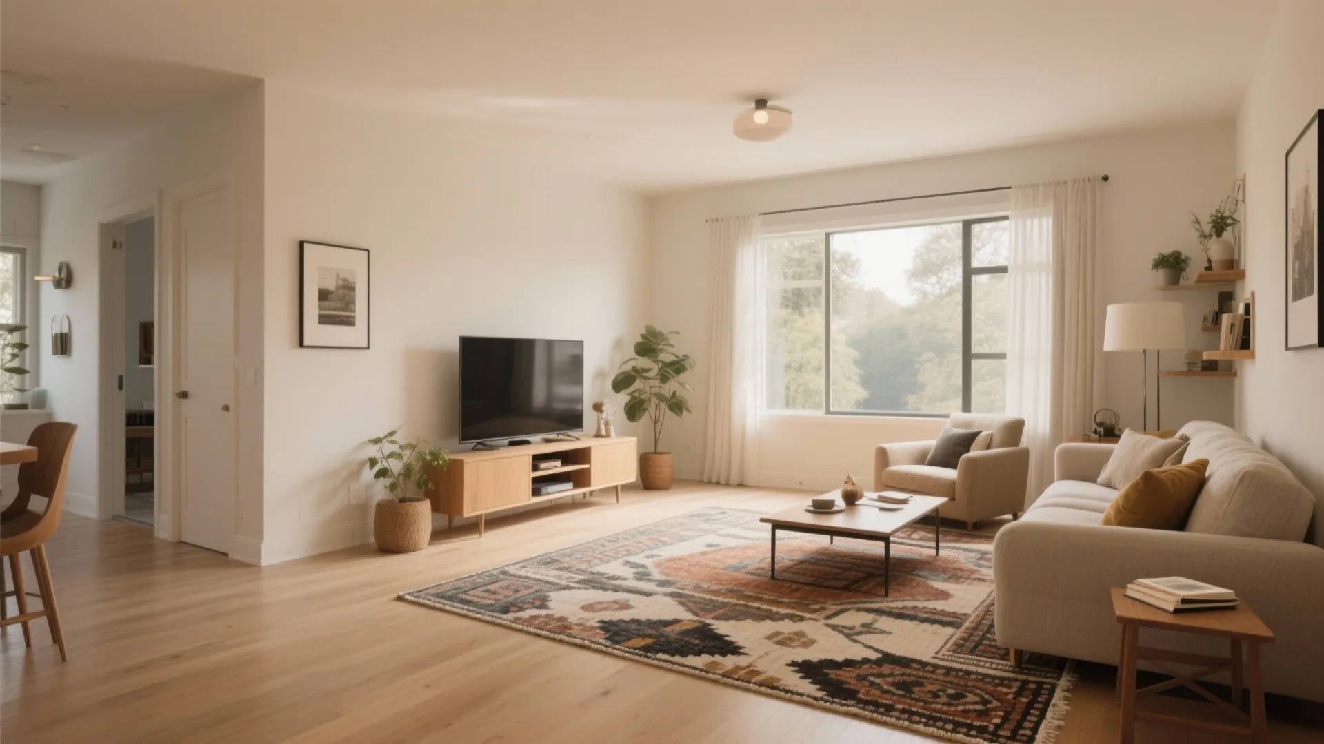 5. Defined Zones with Rugs