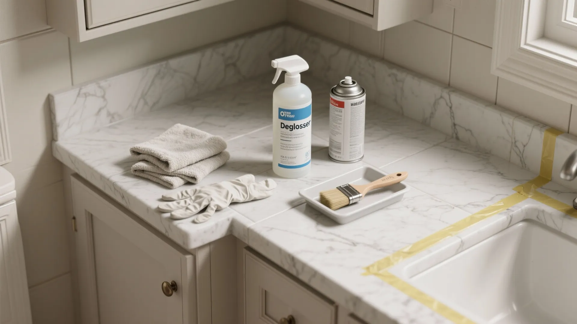 1. Clean + Degloss + Bonding Primer