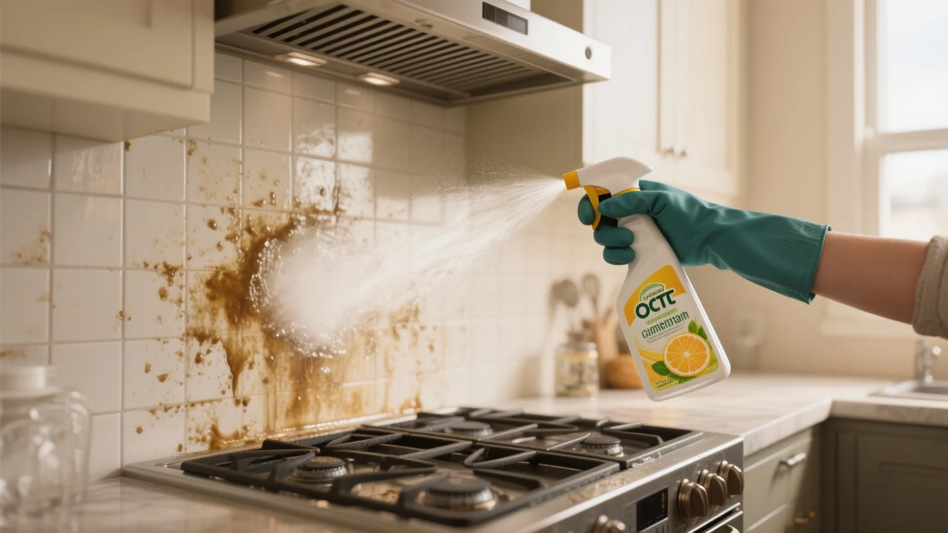 2. Degrease the Kitchen First