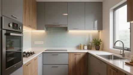3 BHK Flat in Delhi: 5 Small-Kitchen Design Ideas