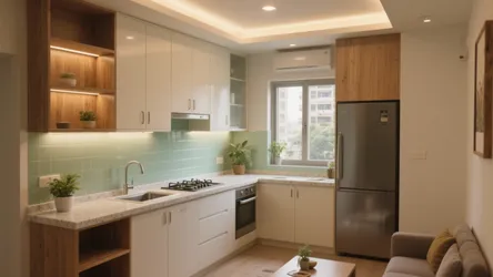 3 BHK Flats in Delhi: 5 Smart Small-Kitchen Design Ideas
