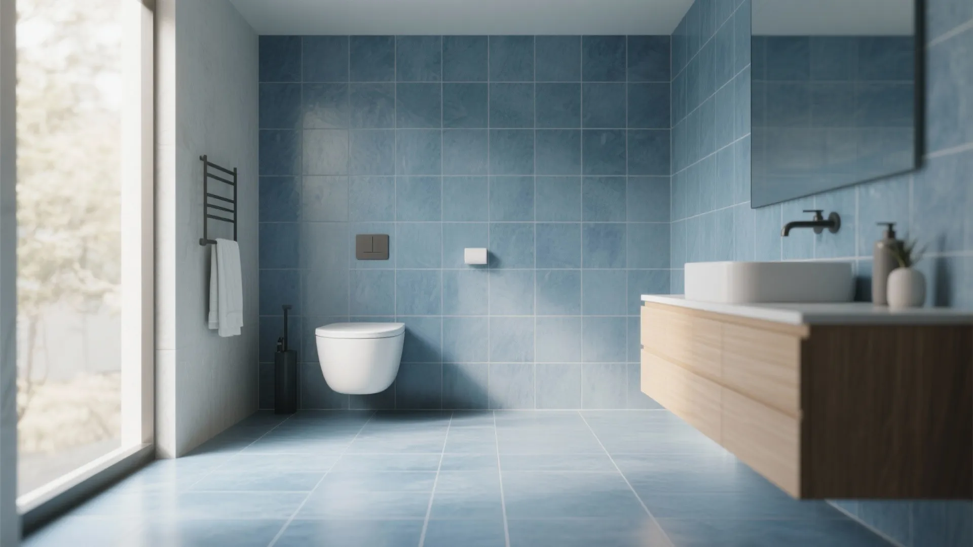 8. Denim-Toned Large Format