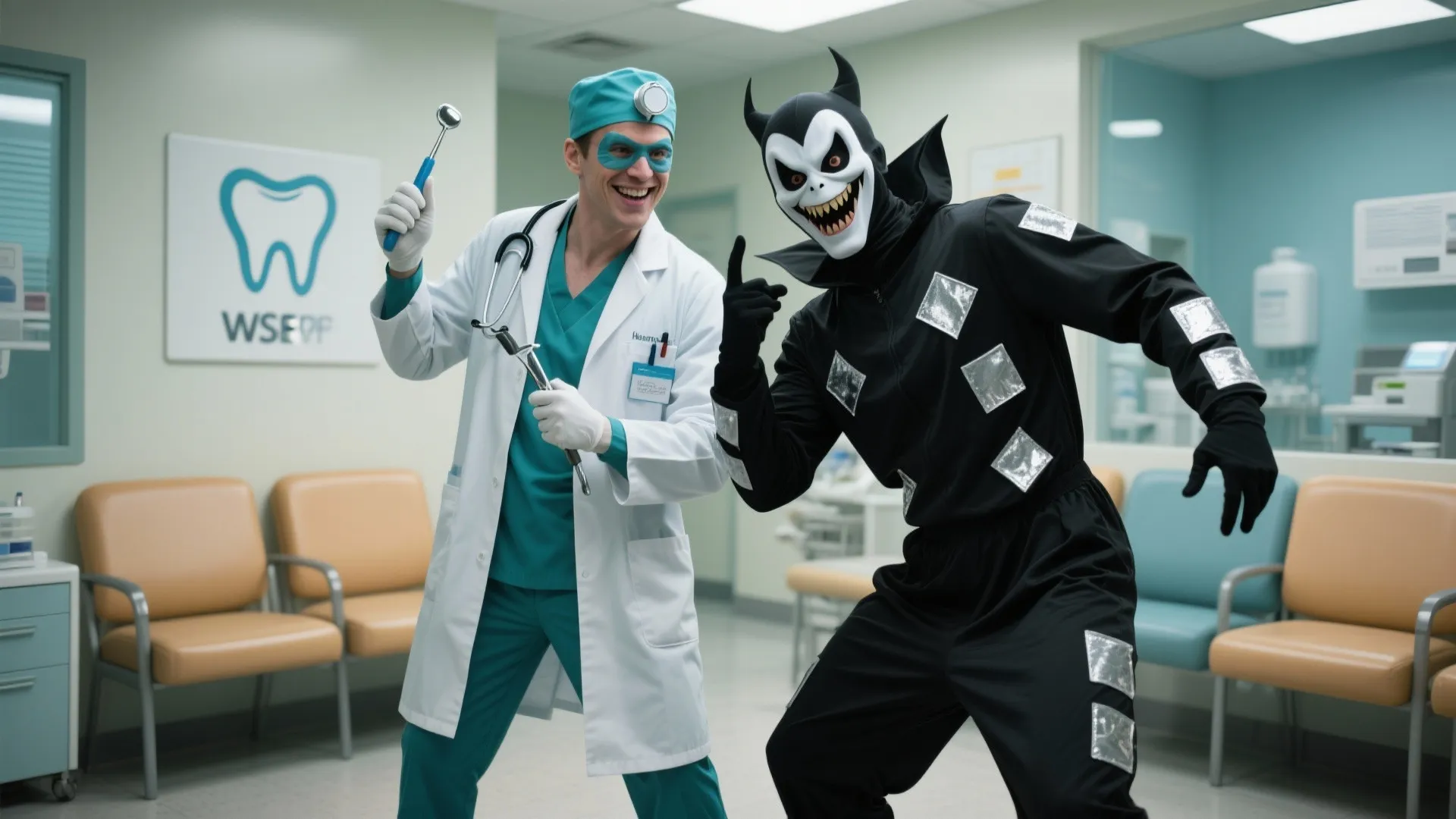 3. Dentist and Cavity Villain