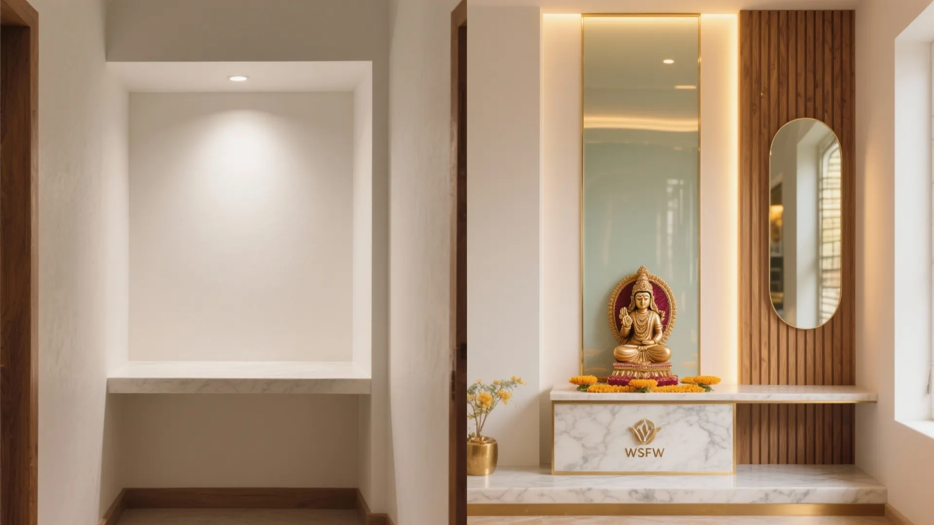 Depth and Calm Through Glass, Mirrors, and Backdrops