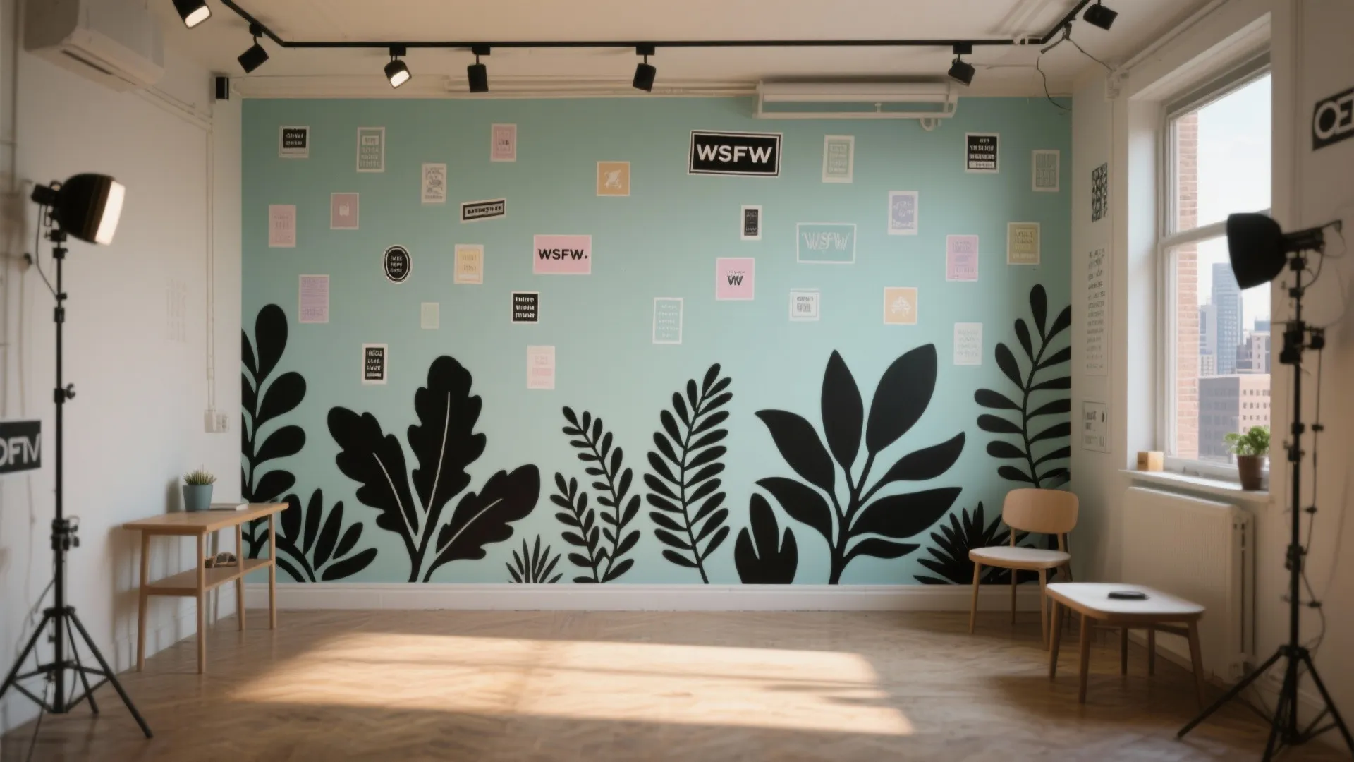 3. Use stickers to create depth and perspective