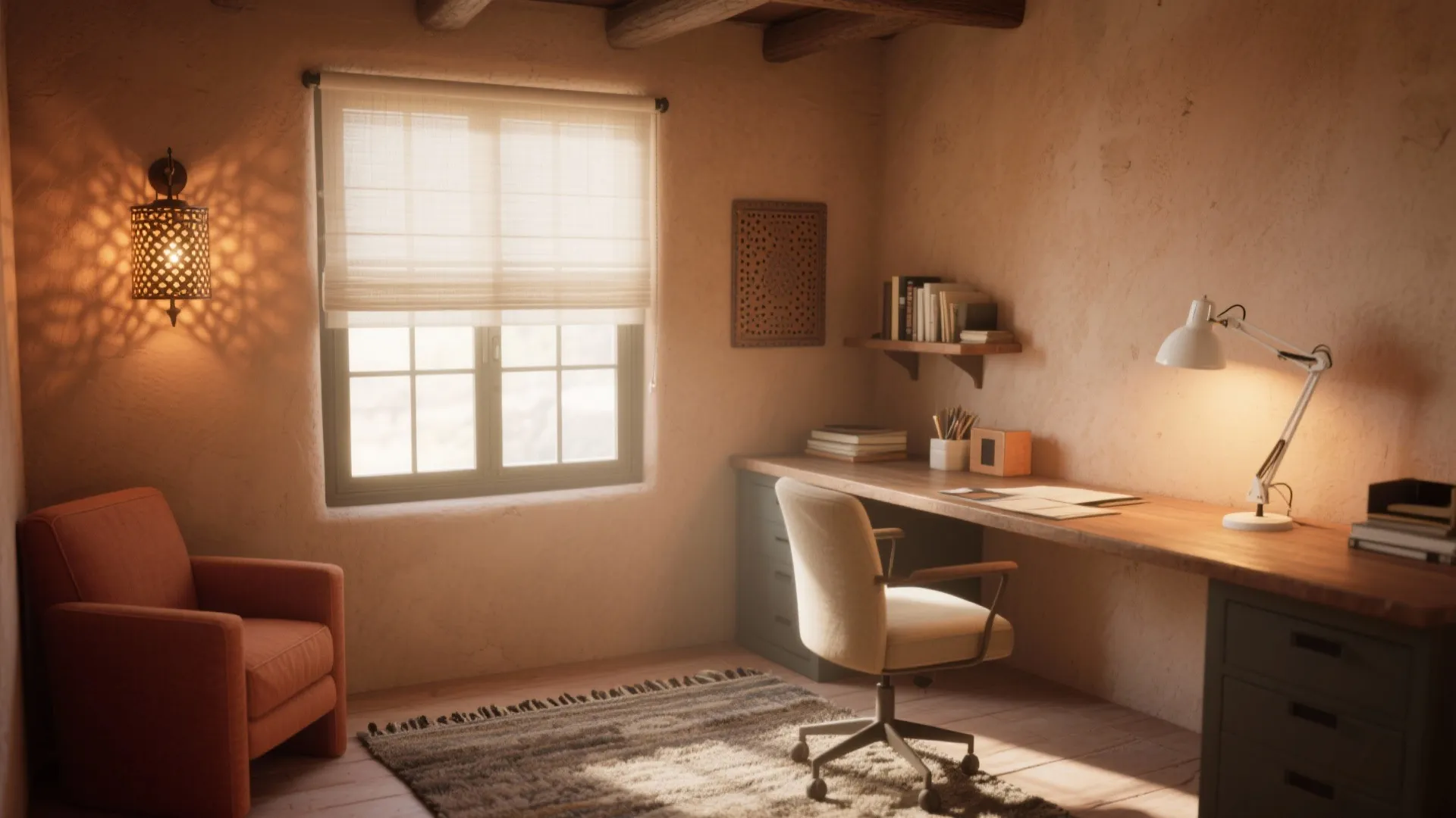 Light Like the Desert: Daylight + Punched-Tin Layers