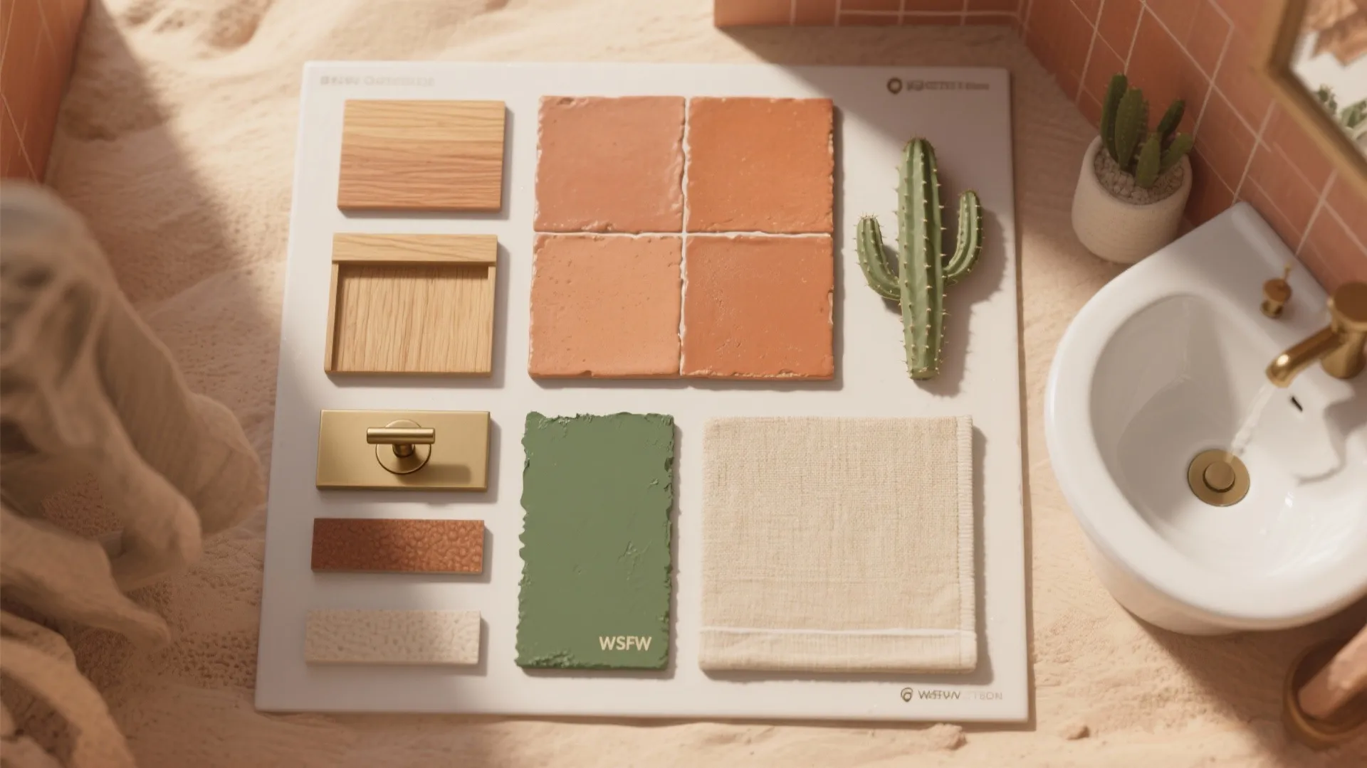 5. Desert Color Palette and Natural Materials
