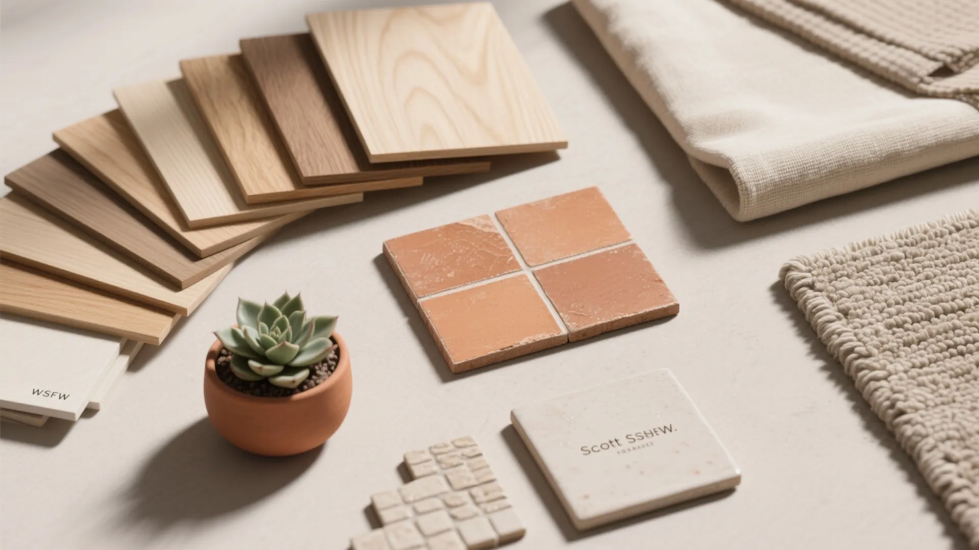 3. Use light materials and desert tones