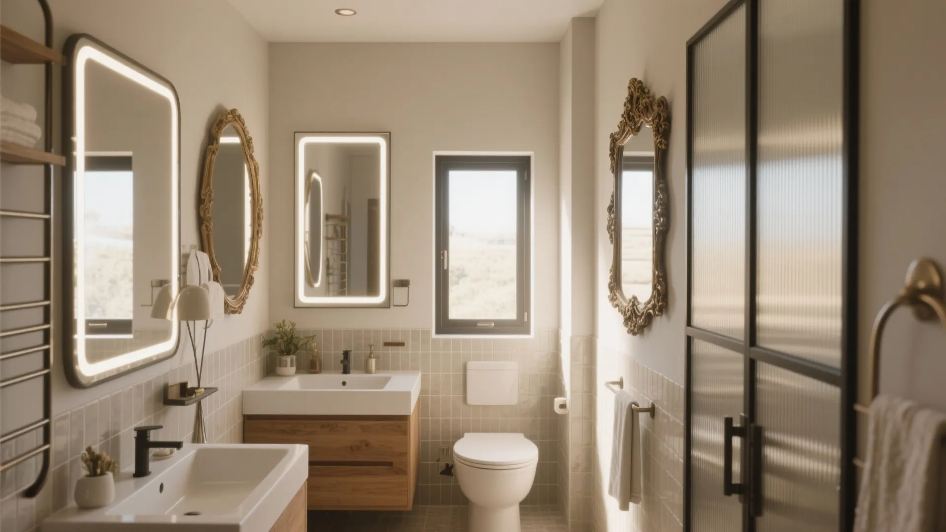 5 Designer Bathroom Mirrors Ideas: Small Spaces, Big Style: My 5 Favorite Designer Bathroom Mirrors