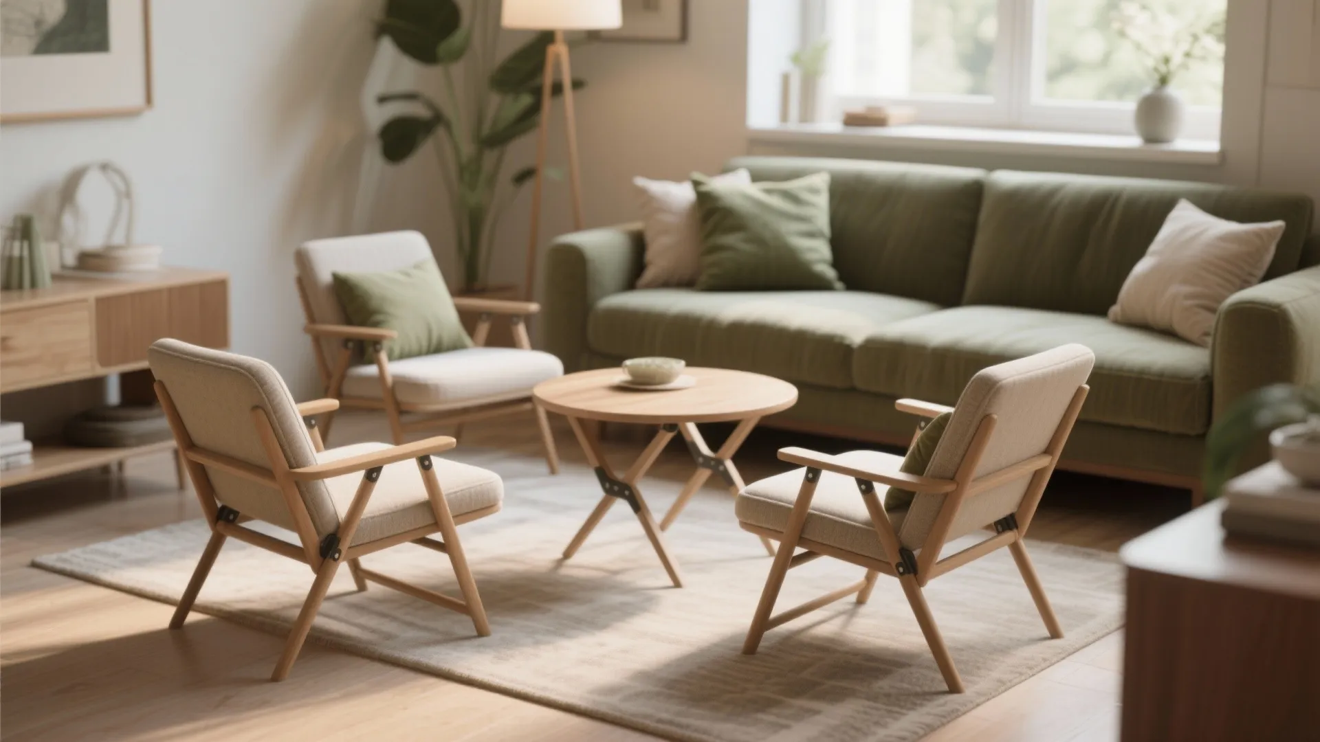 5. Designer compact folding chairs for everyday style