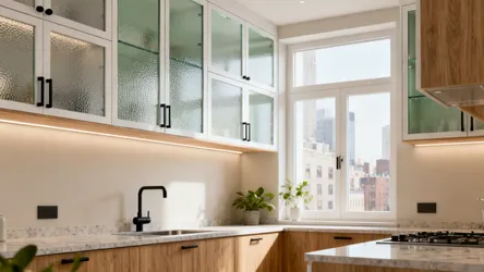 5 Kitchen Cabinet Ideas with Designer Glass