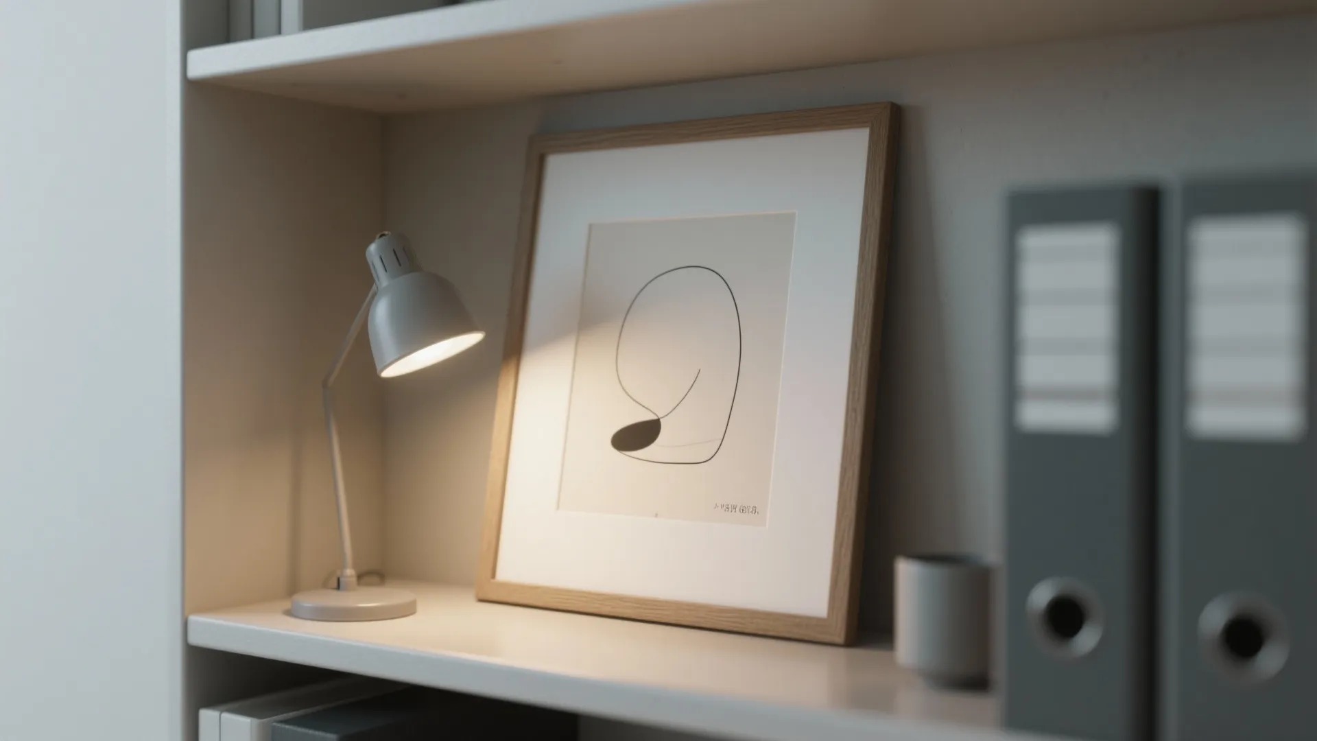 4. Personalized Desk Art or Print