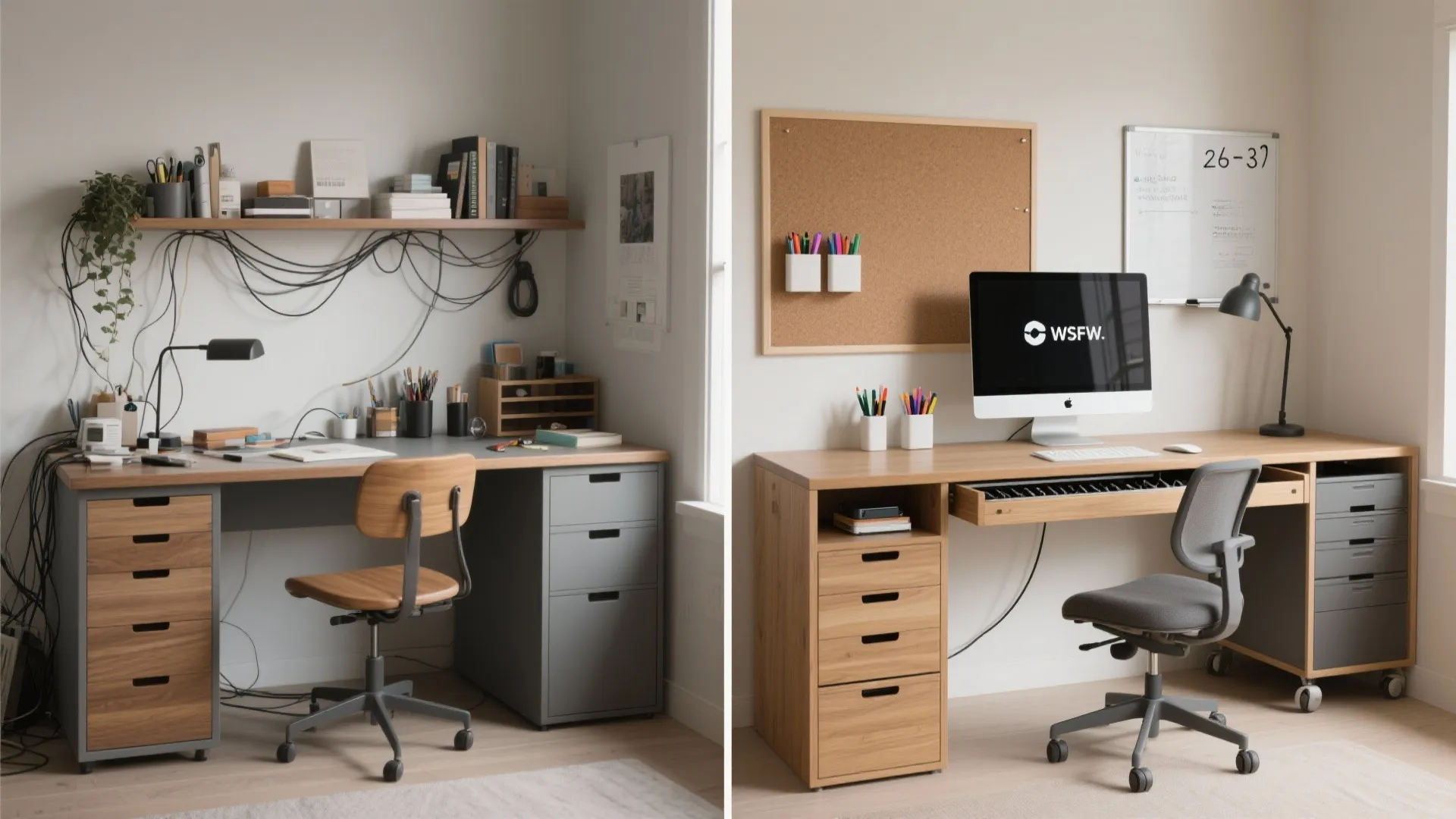 Hidden Storage, Smarter Tech: Keep the Desk Minimal