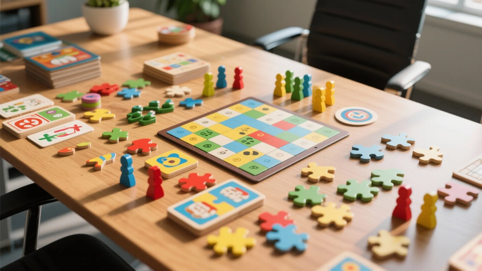 10. Desk-Friendly Board Games or Puzzles