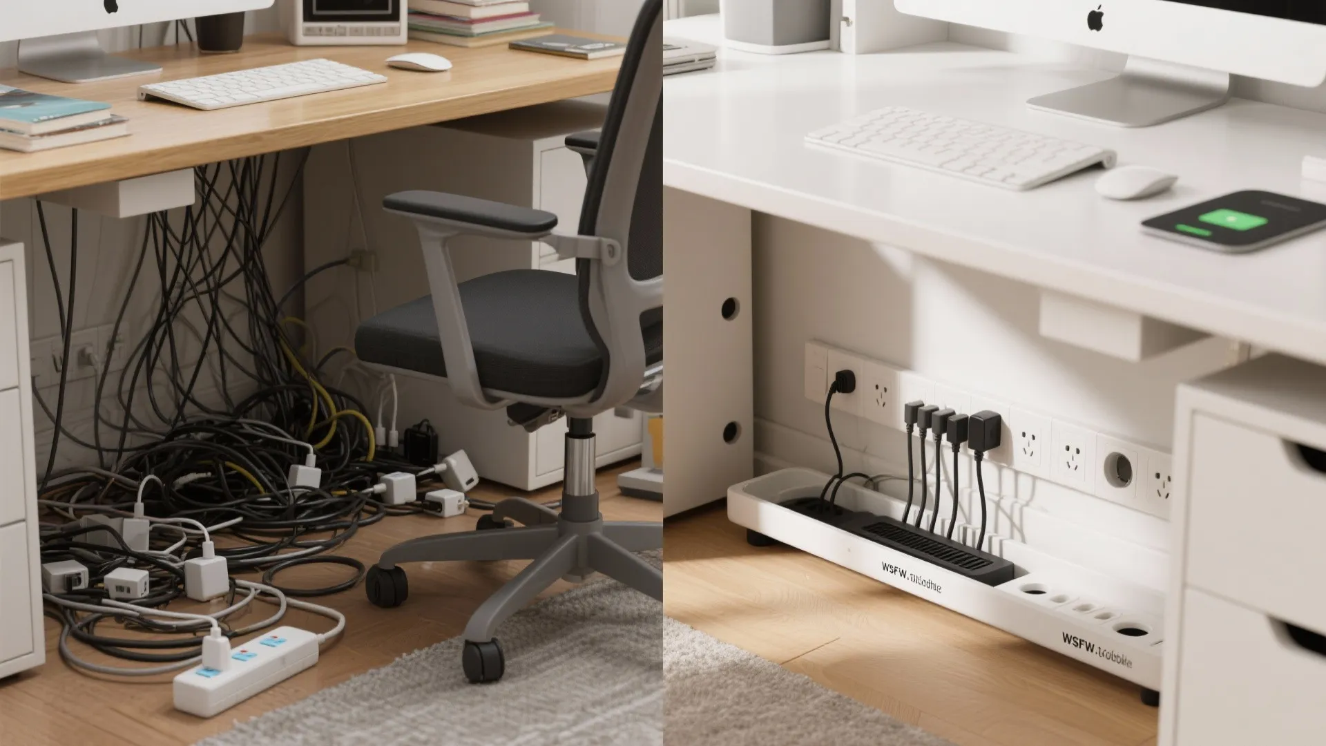 Tech-Ready Desks and Cable Discipline