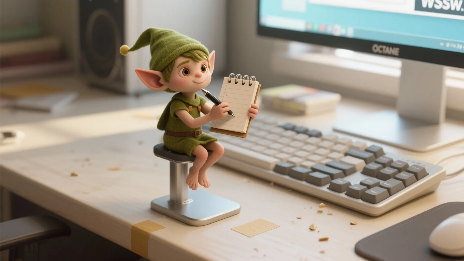 1. Desk Command Center Elf
