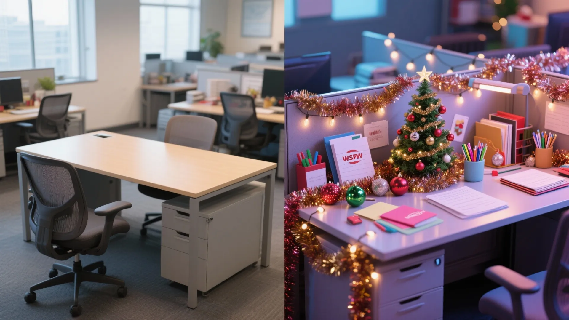 3. Desk Decorating Contest