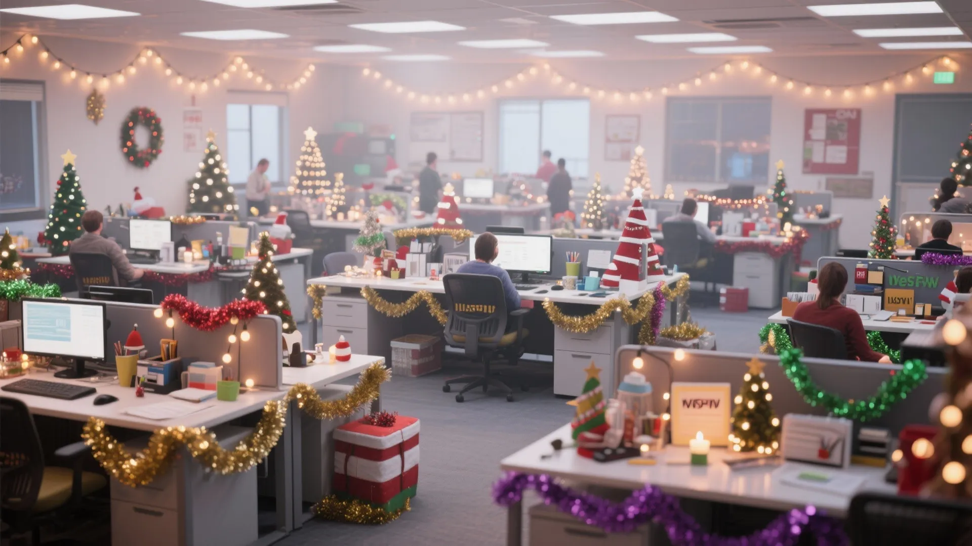 2. Desk Decorating Contest