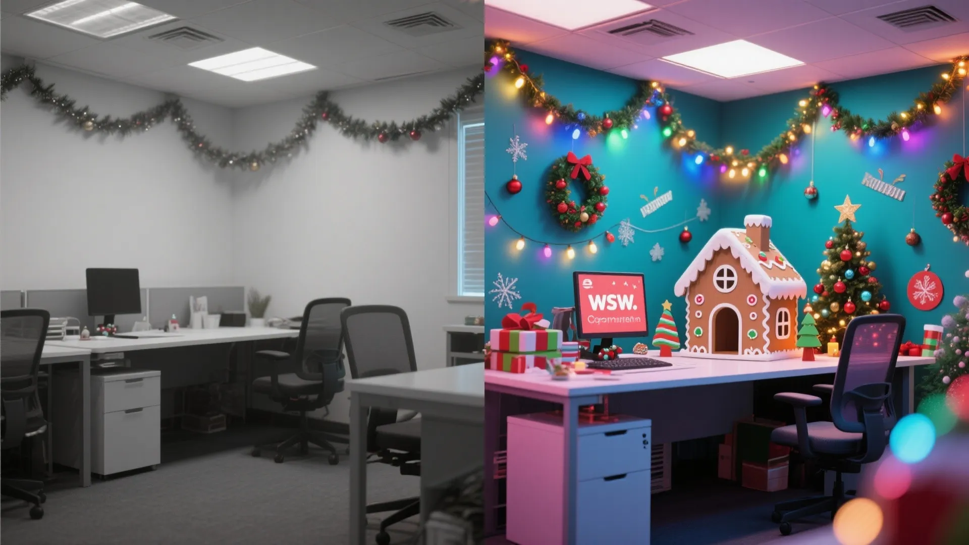 3. Desk Decorating Contest