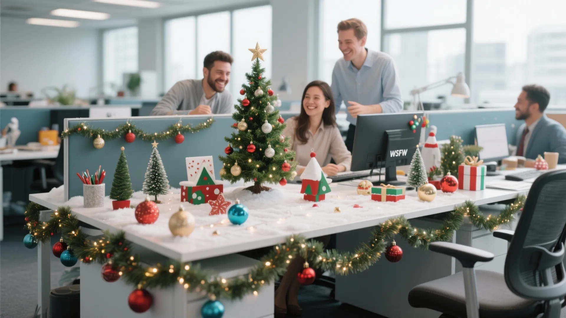 1. Desk Decorating Contest