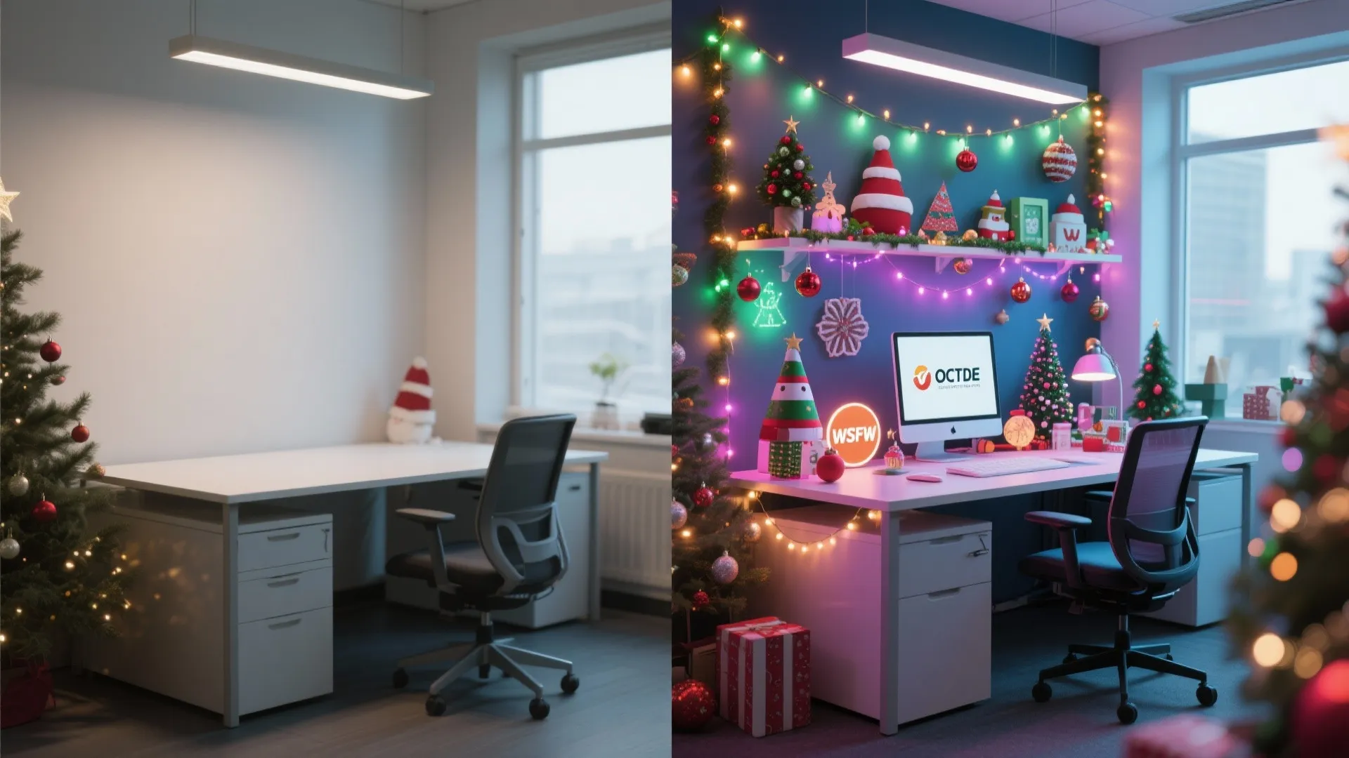 4. Desk Decorating Contest