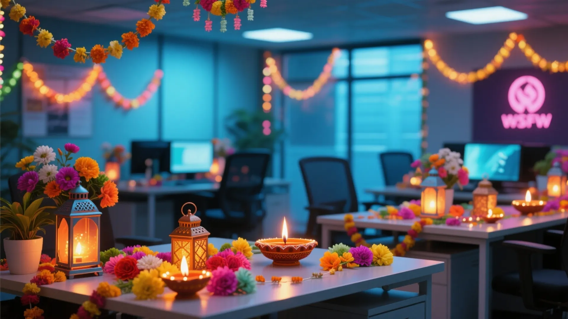3. Desk Decoration Competition