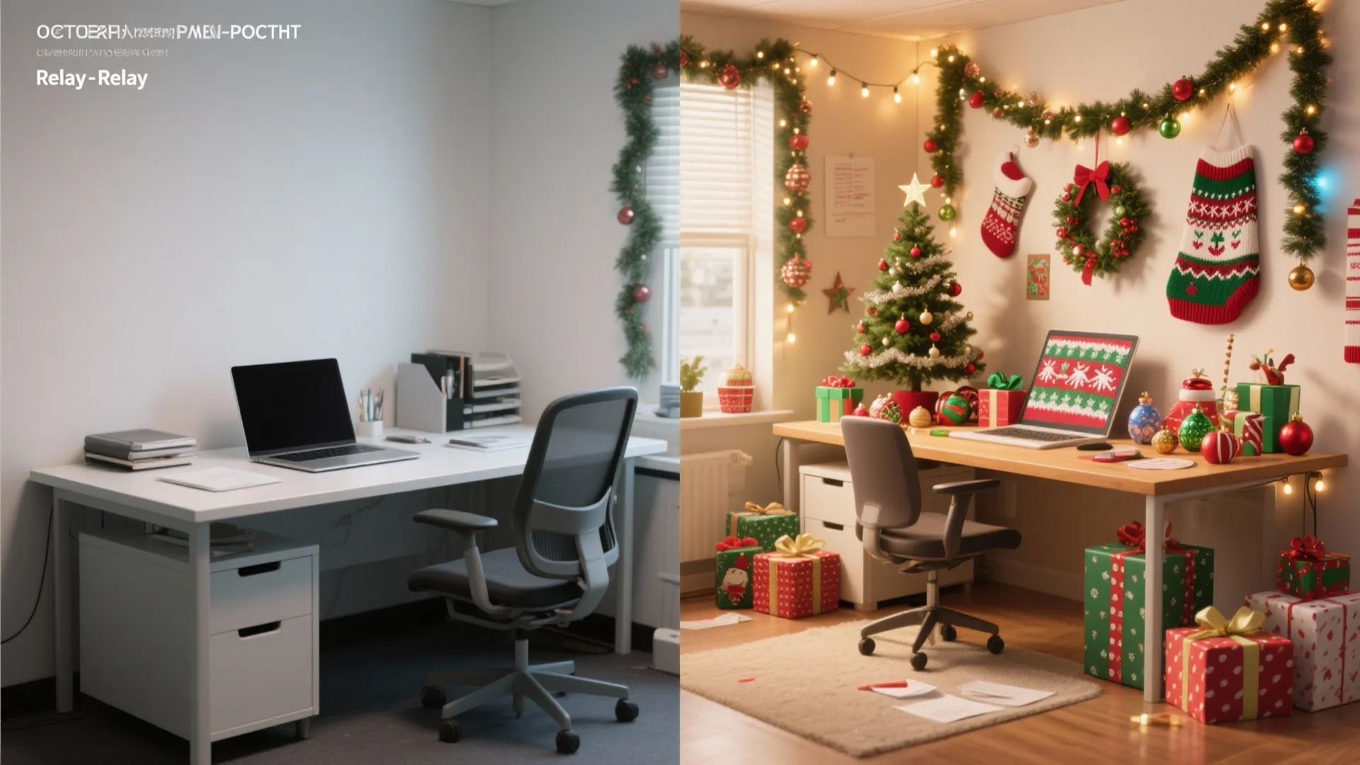 4. Desk Decorating Relay