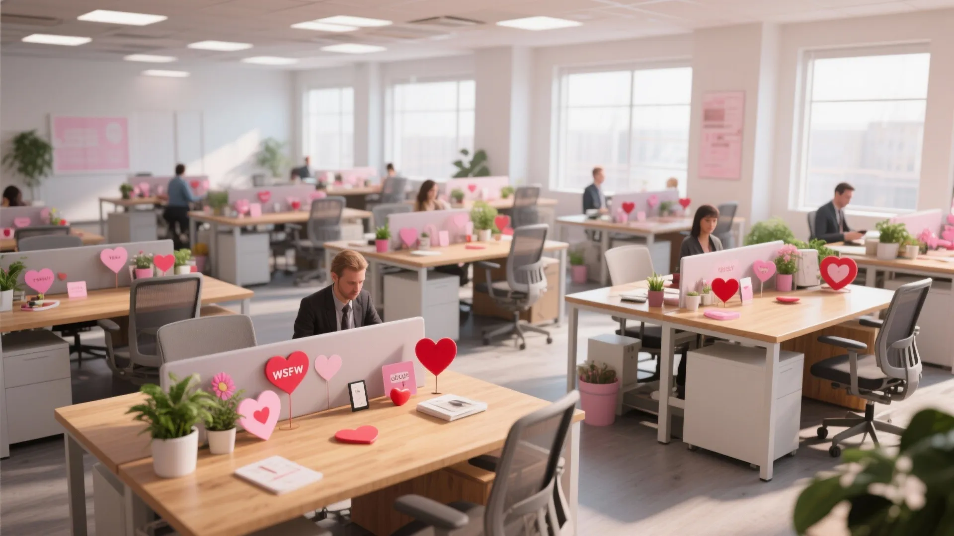 1. Themed Desk Decor Swap