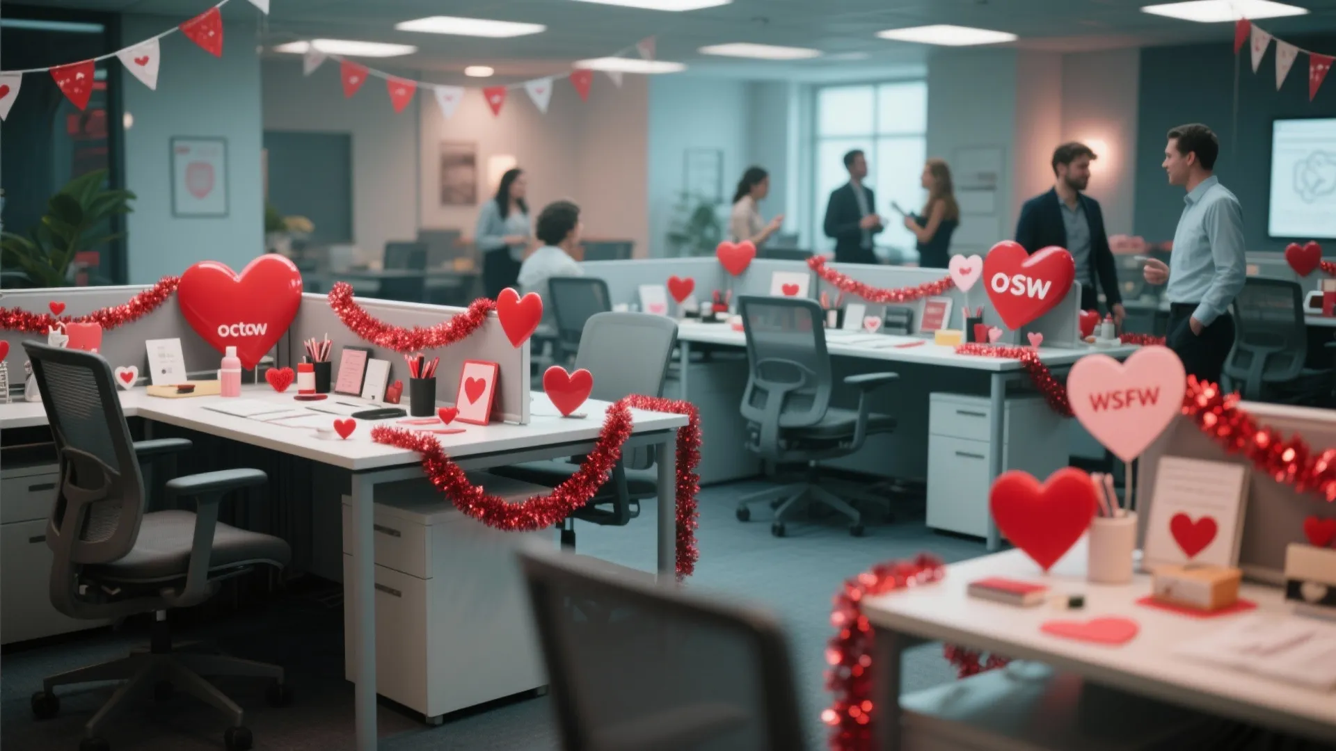 1. Desk Decorating Contest