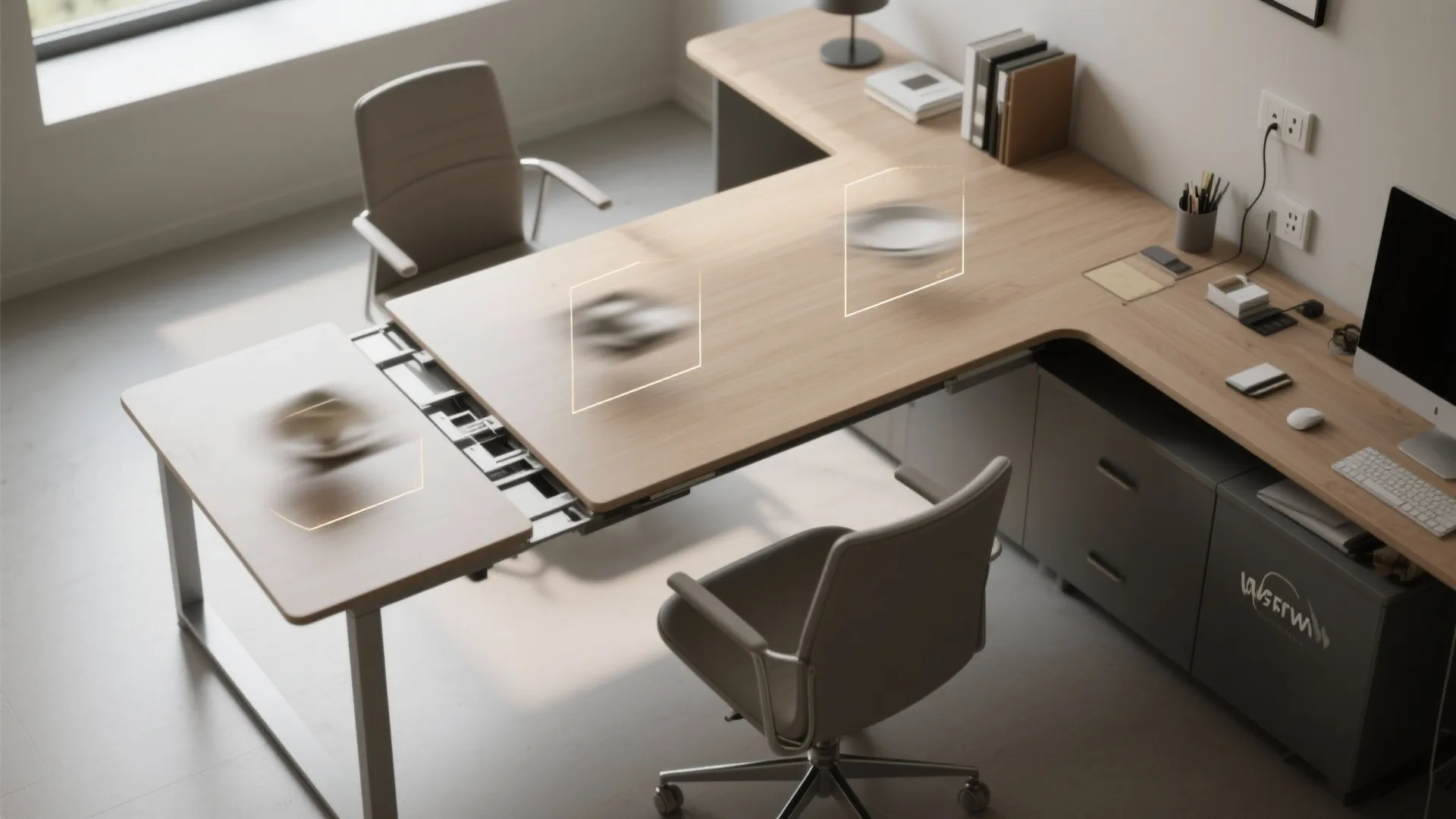 5. Multipurpose desks and extendable tables