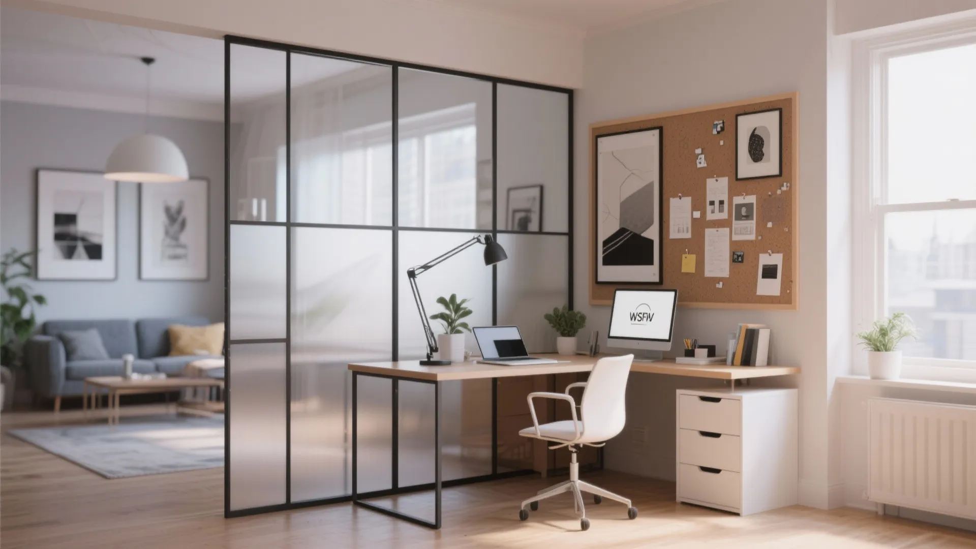 9. Desk Divider Panels for Focus