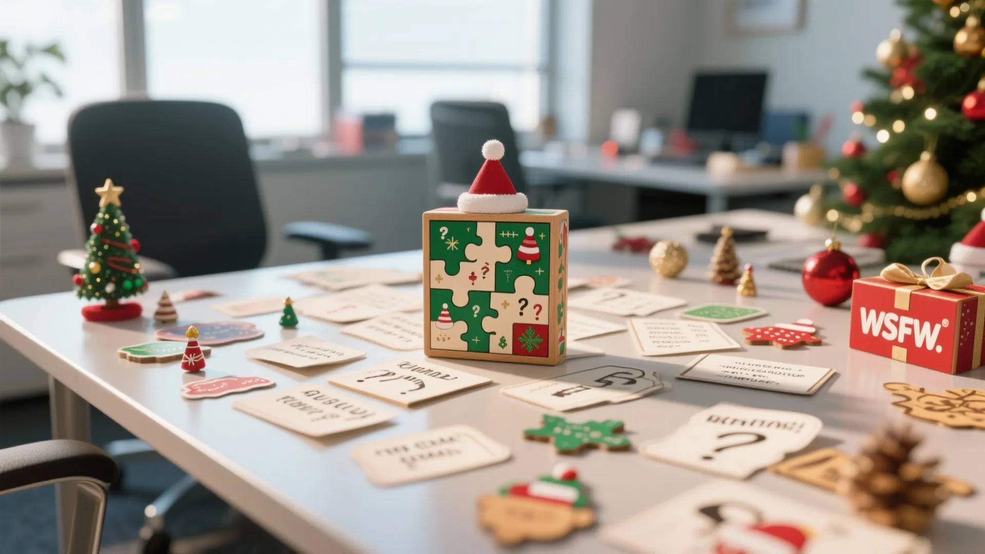 9. Holiday Desk Escape Game