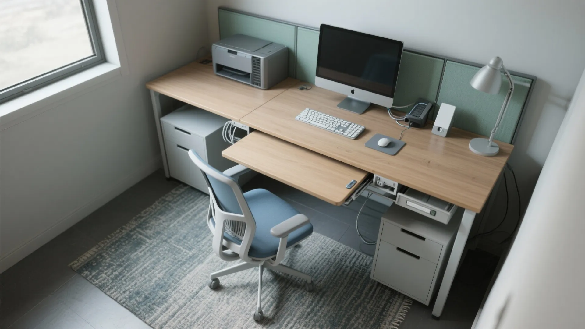 4. Choose a desk that fits your workflow