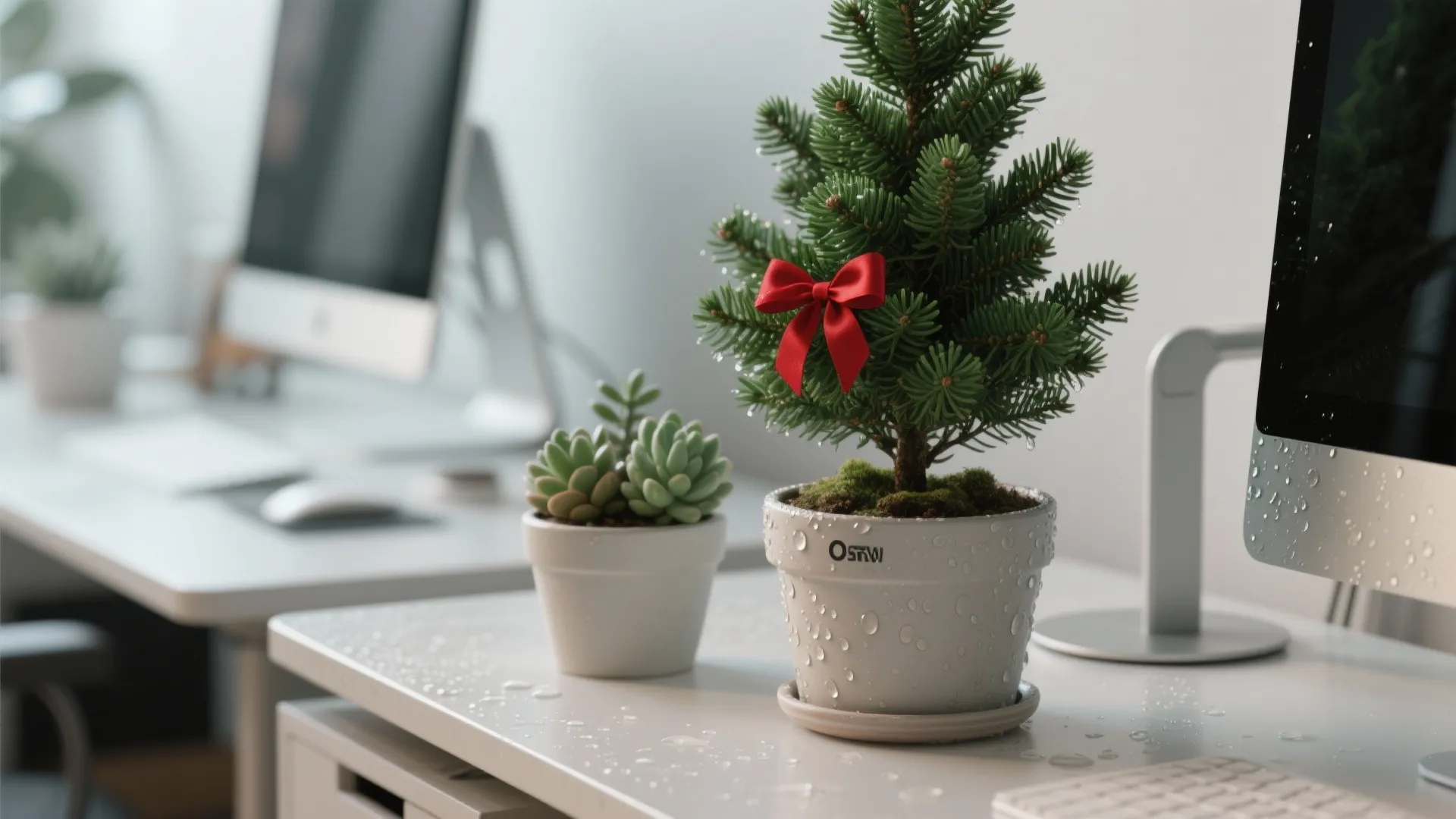 2. Desk-Friendly Greenery