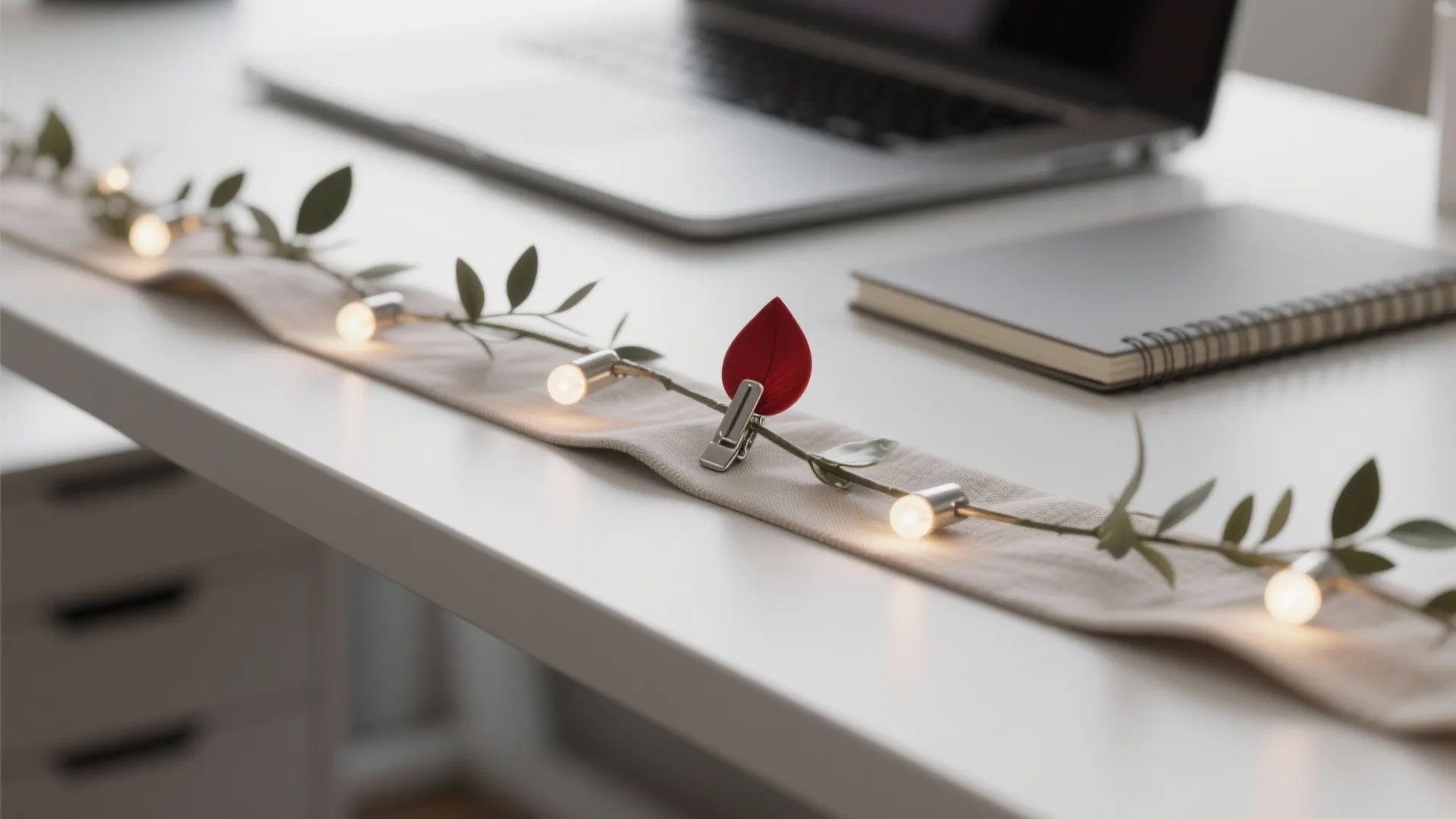 Minimalist Desk Garland
