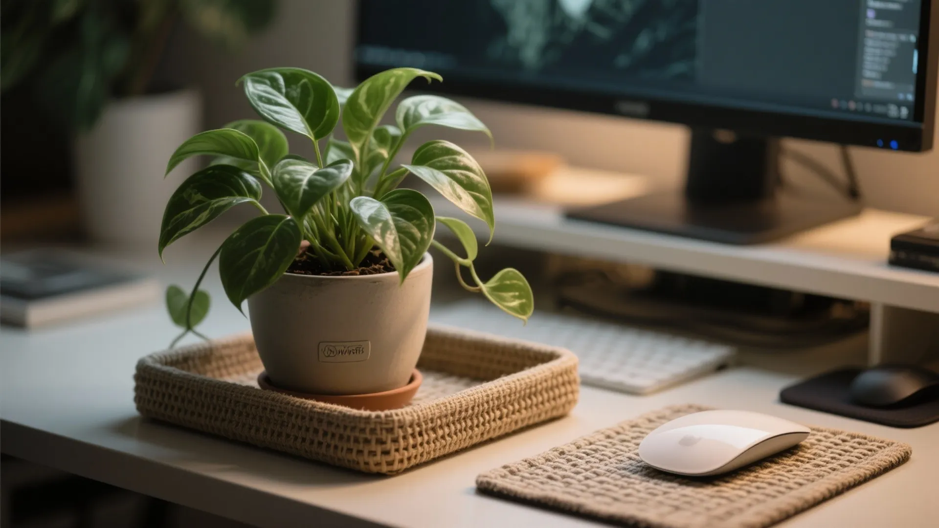 4. Bring in greenery and tactile accents