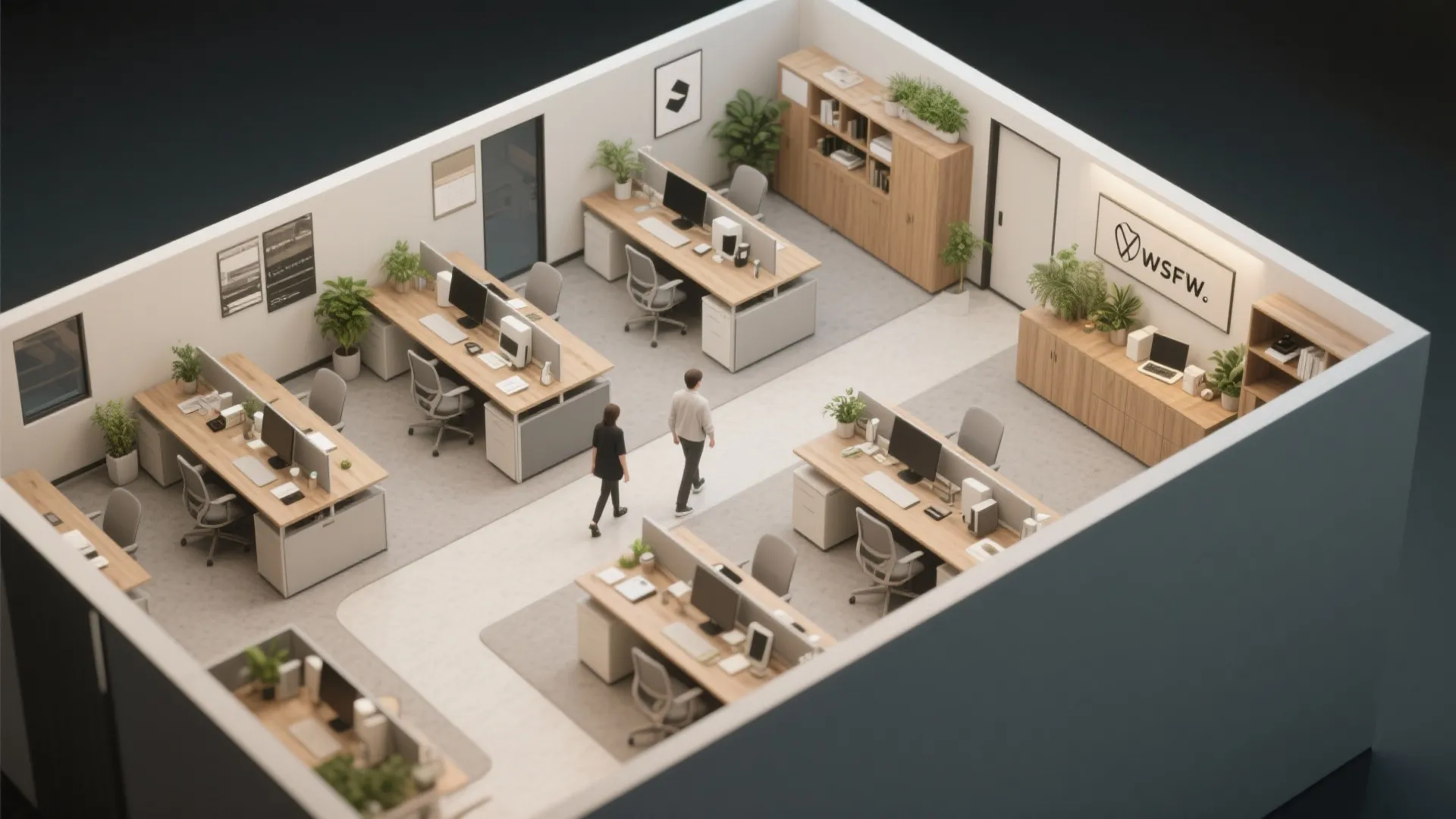 8. Optimize Desk Layout for Flow