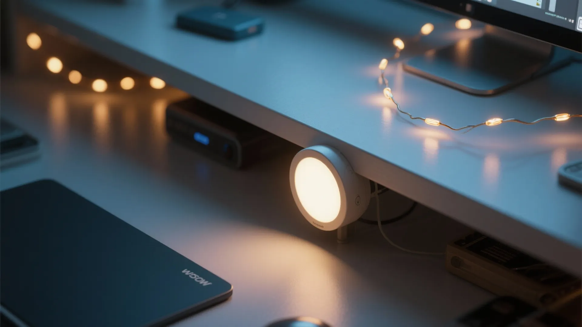4. Desk Lighting Accent