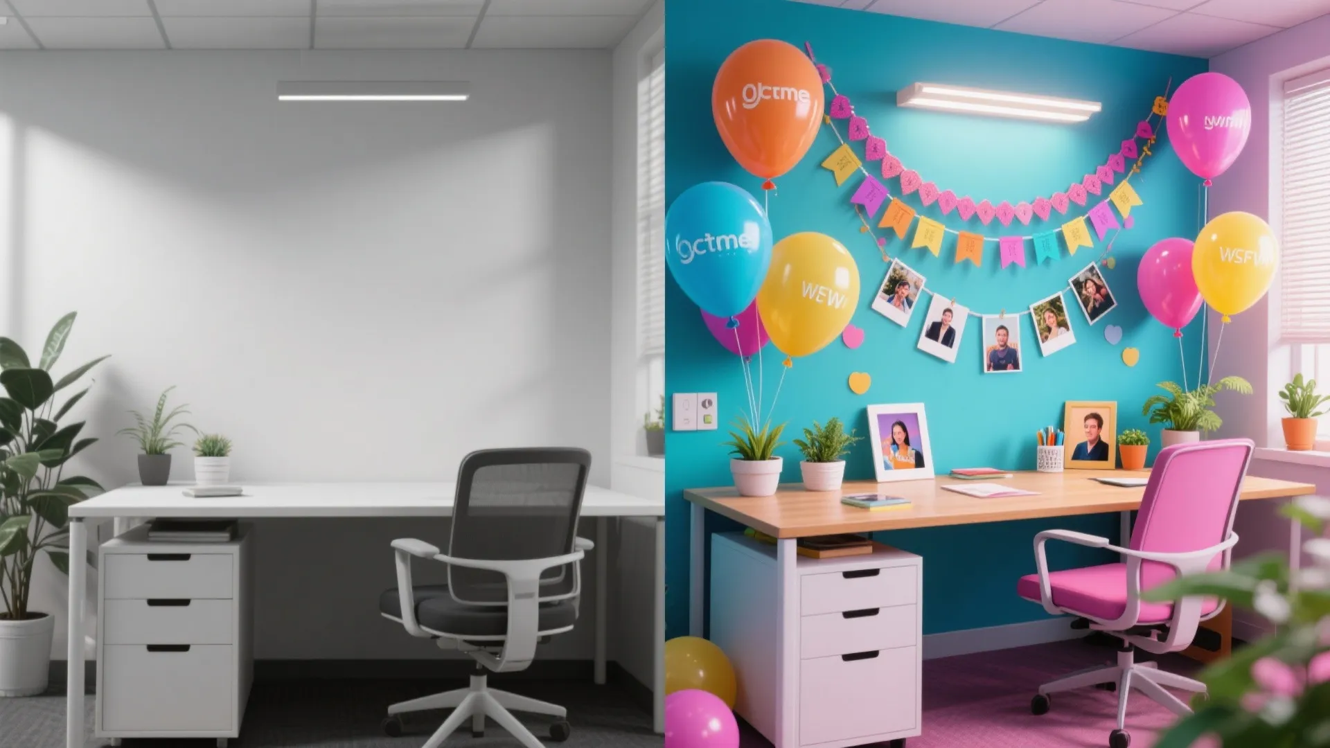 2. Surprise Desk Makeover