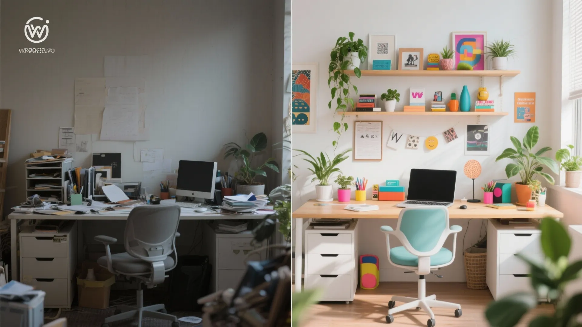 4. Desk Makeover Challenge