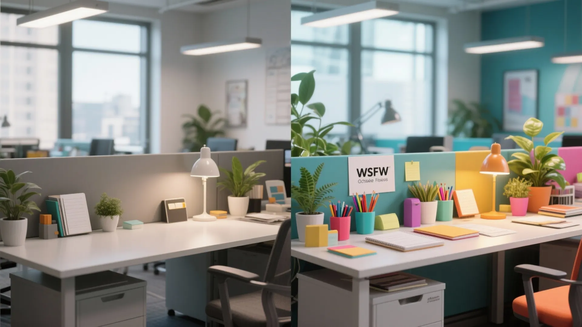 2. Desk Makeover Day