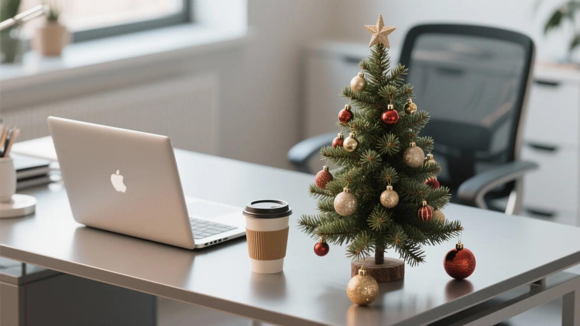 2. Desk-Sized Mini Trees