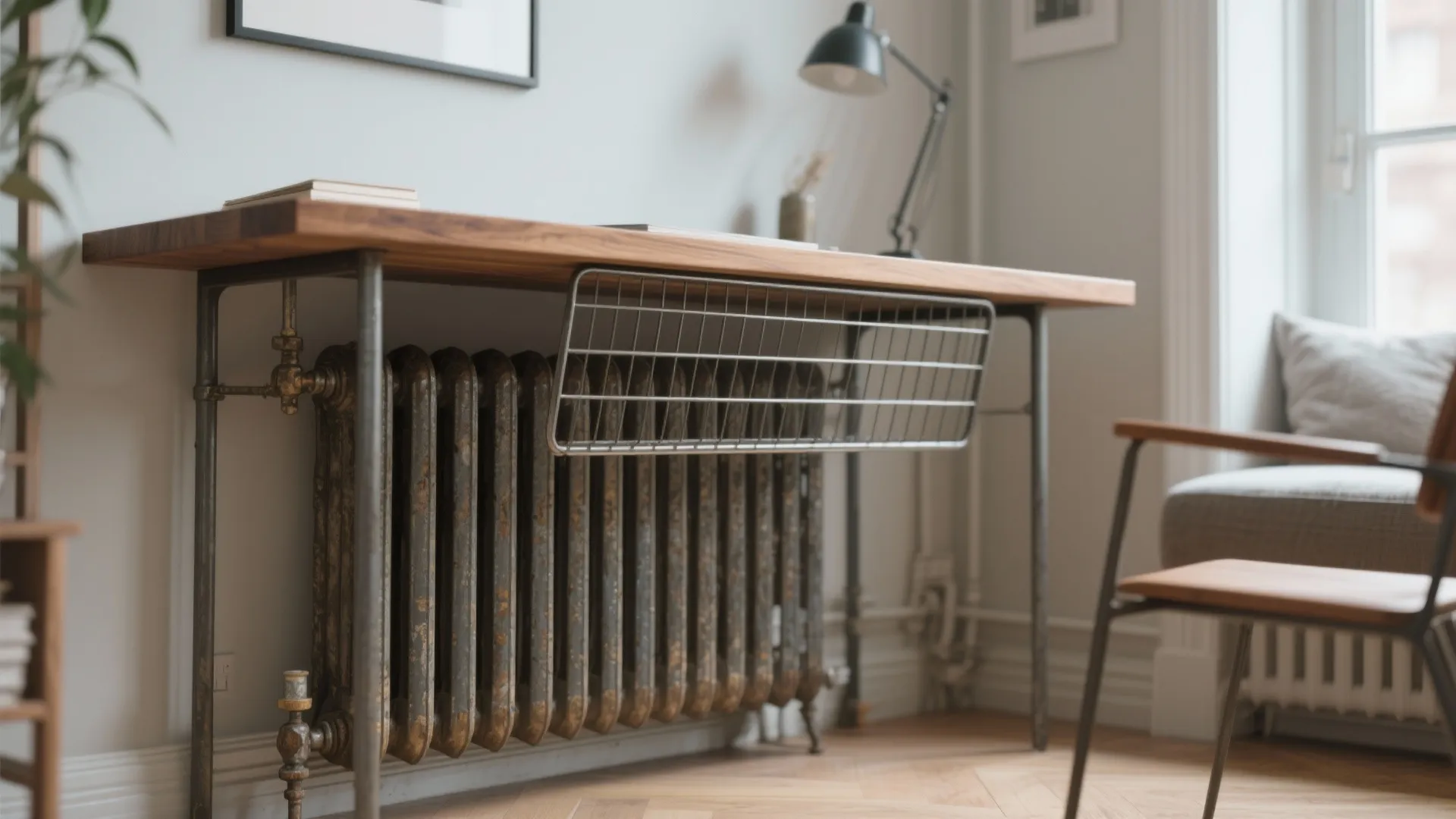 10. Desk Over Radiator