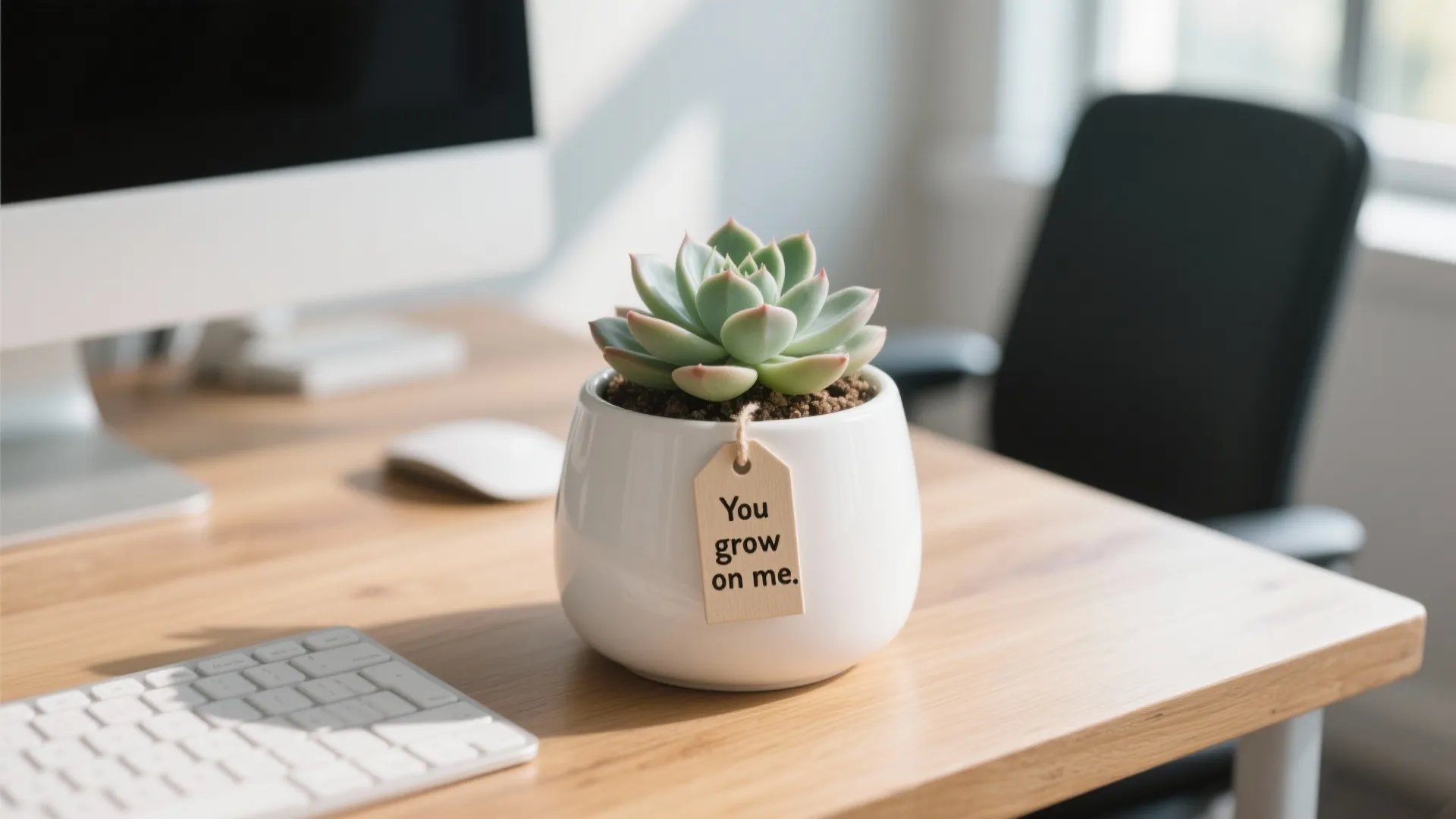 1. Personalized Desk Plants